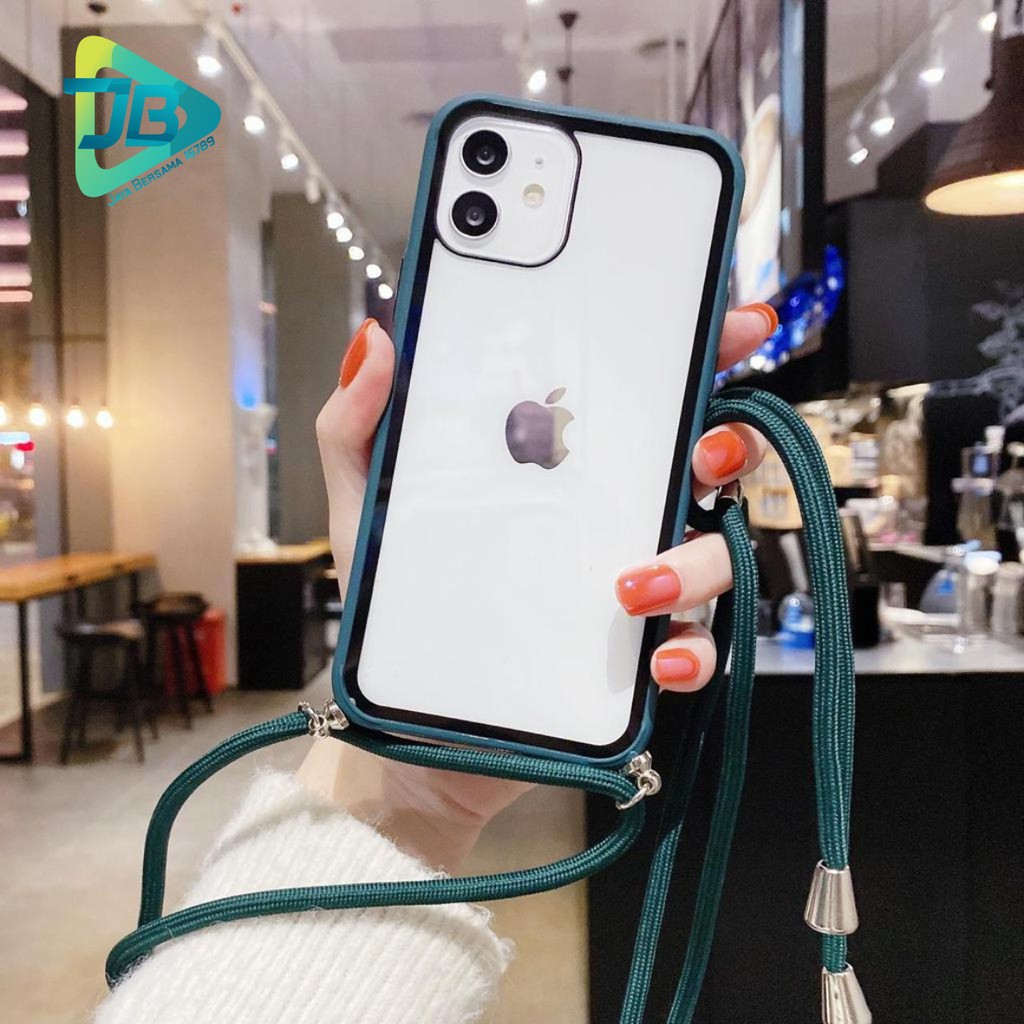 SOFTCASE SLINGCASE LANYARD TALI AURORA OPPO RENO 5F A94 A74 A95 F19 PRO JB4786