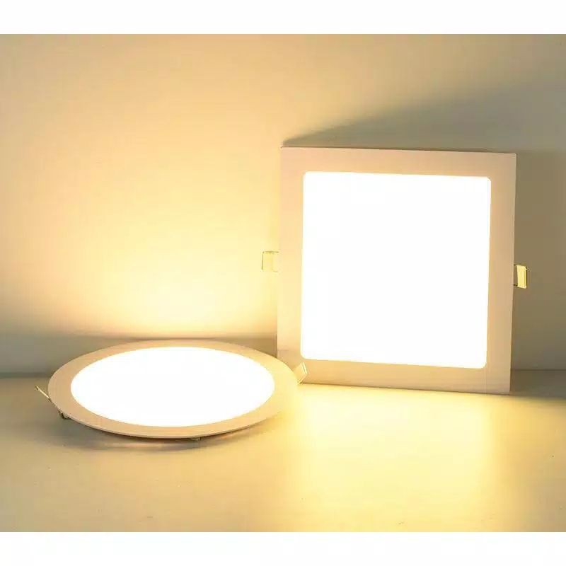 LAMPU LED PANEL 18W SEGI KUNING