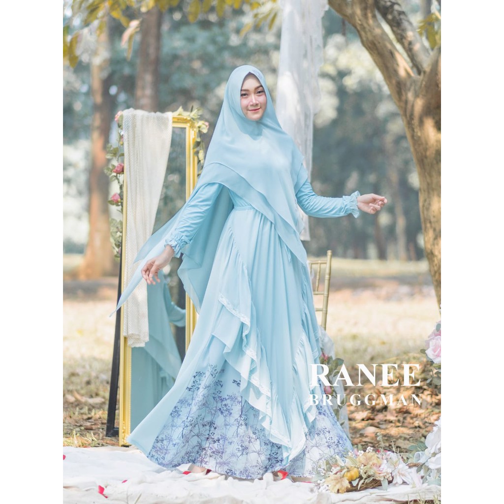 Gamis Premium Set Gysha Syari by Ranee Brugman