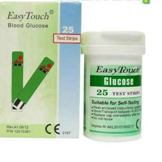 ℗ Easy Touch Strep Gula darah / Strip Easy Touch Glucose / Gula darah / Strip gula darah / Strip gul