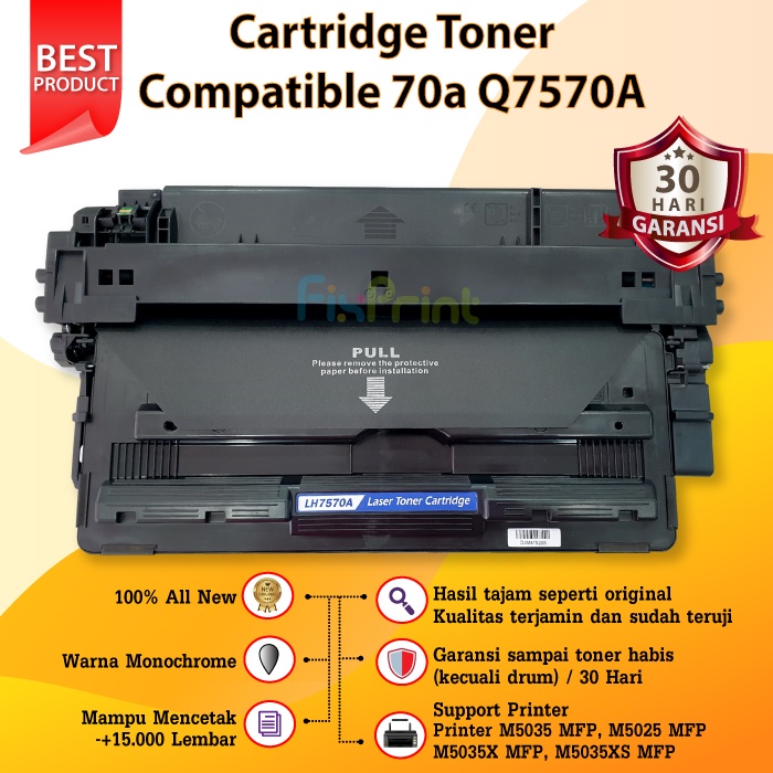 Cartridge Toner Compatible 70a Q7570A Printer MFP M5035 M5025 M5035XS