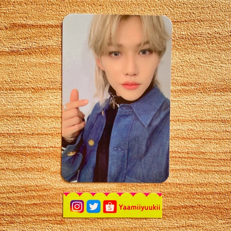 STRAY KIDS FELIX OFFICIAL PHOTOCARD POB WITHFANS IN LIFE