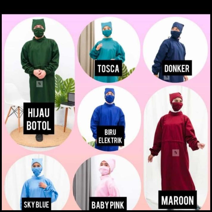 Surgical Gown/Baju Ok/Apd Ok/ Jubah Operasi / Bahan Drill