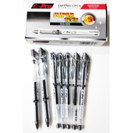 

Pulpen Gel Pen e-Pro Super Tech EG-005 0.50 mm (3 pcs) Rp.21000