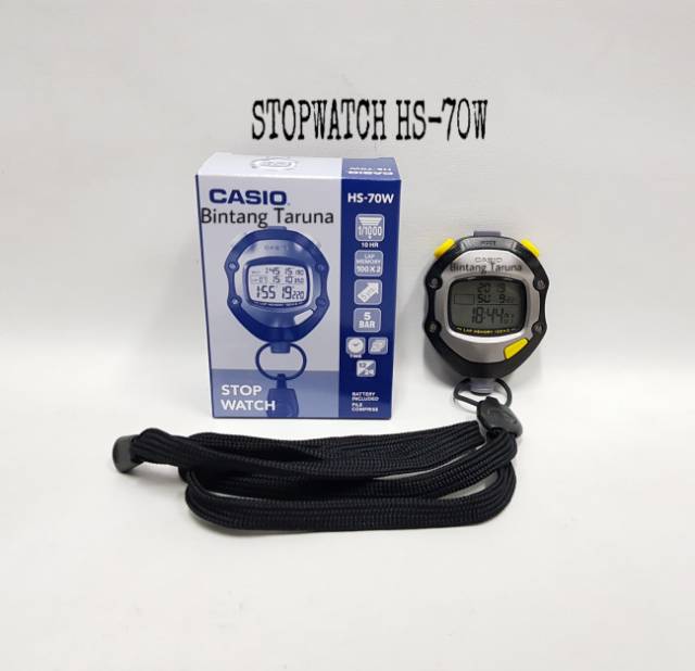 Stopwach Casio HS 70W Stopwatch Casio HS-70W Stop Watch Casio HS-70W