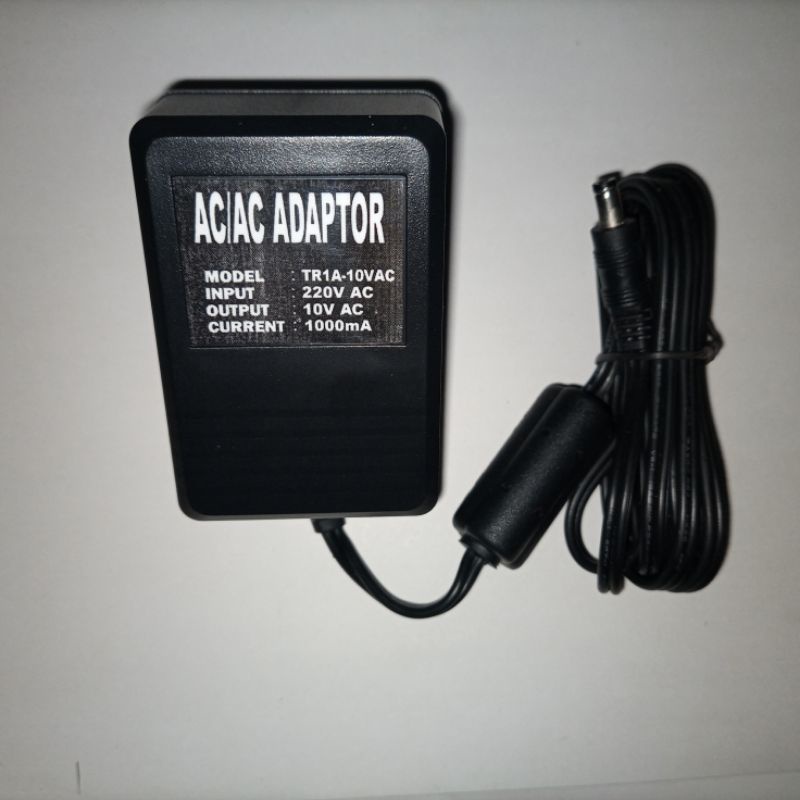 Adaptor 10V AC 1000mA