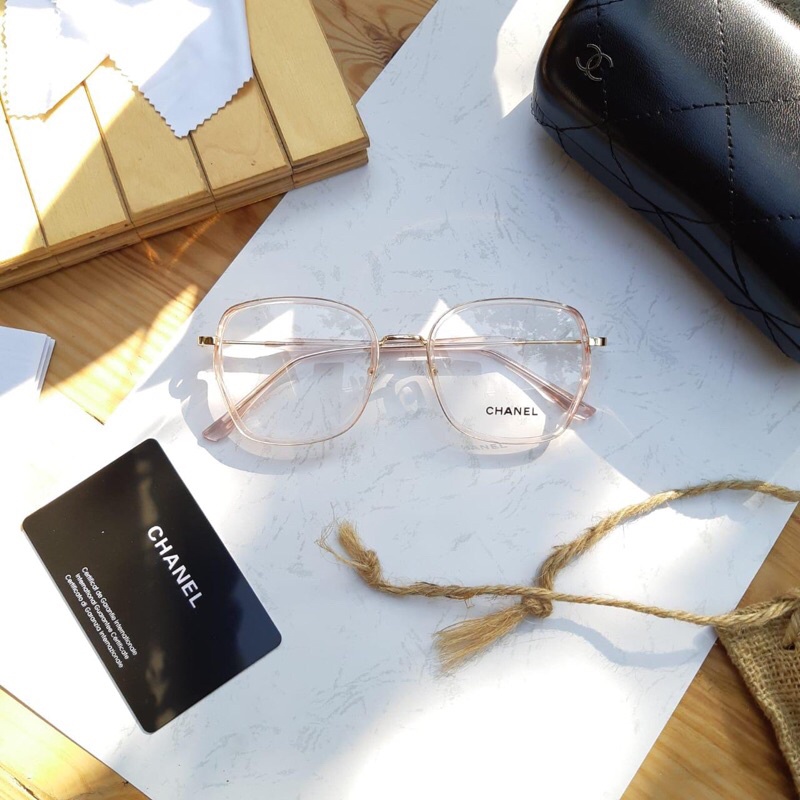 FRAME KACAMATA WANITA CHANEL 0345 FREE BOX BIASA DAN CAIRAN PEMBERSIH