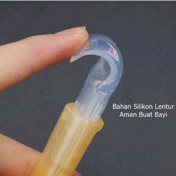 Sendok Makan Bayi Silikon - Baby Silicone Spoon Lentur Aman 0798