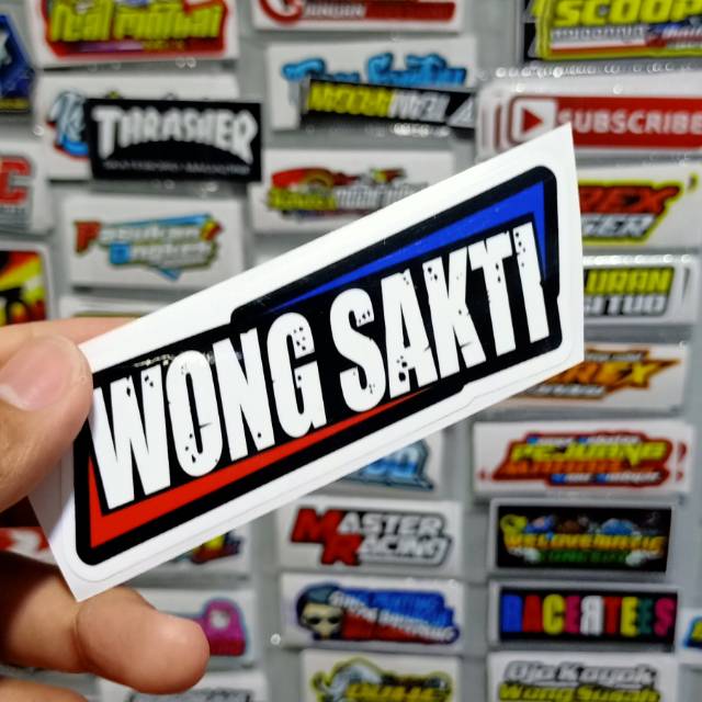 Sticker printing WONG SAKTI