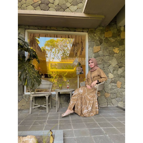 GAMIS TWILL ORI / GAMIS TUNIK / LABEL LABELLA / PEVO BATIK