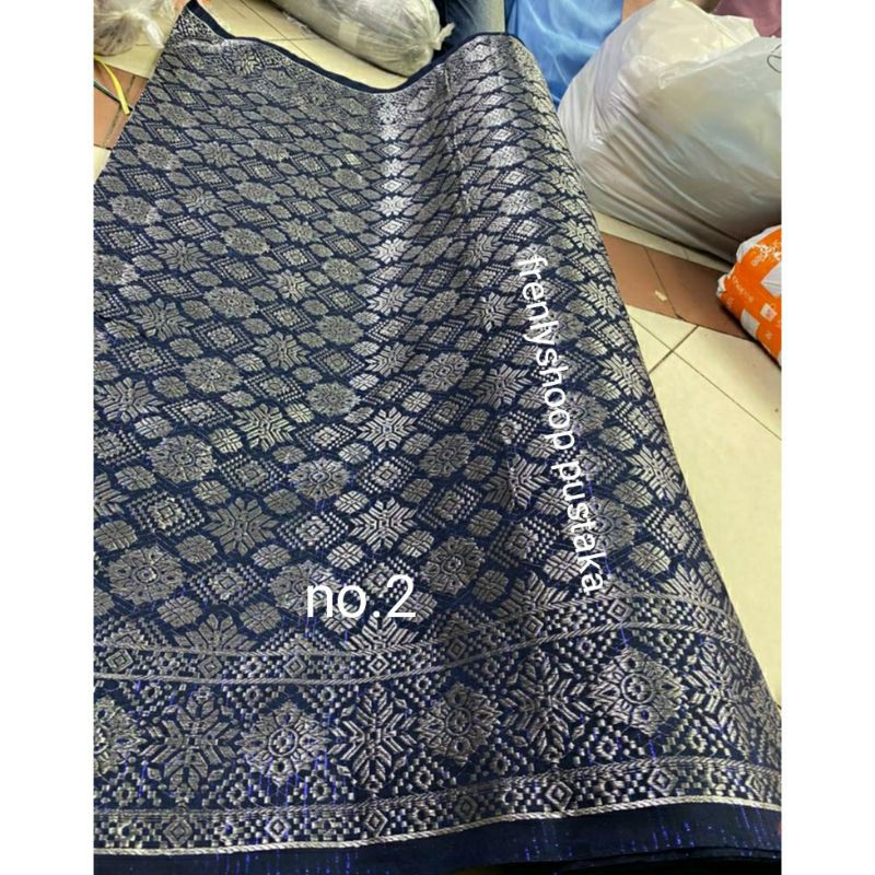  kain  songket semi Palembang bahan  rok  kebaya songket 