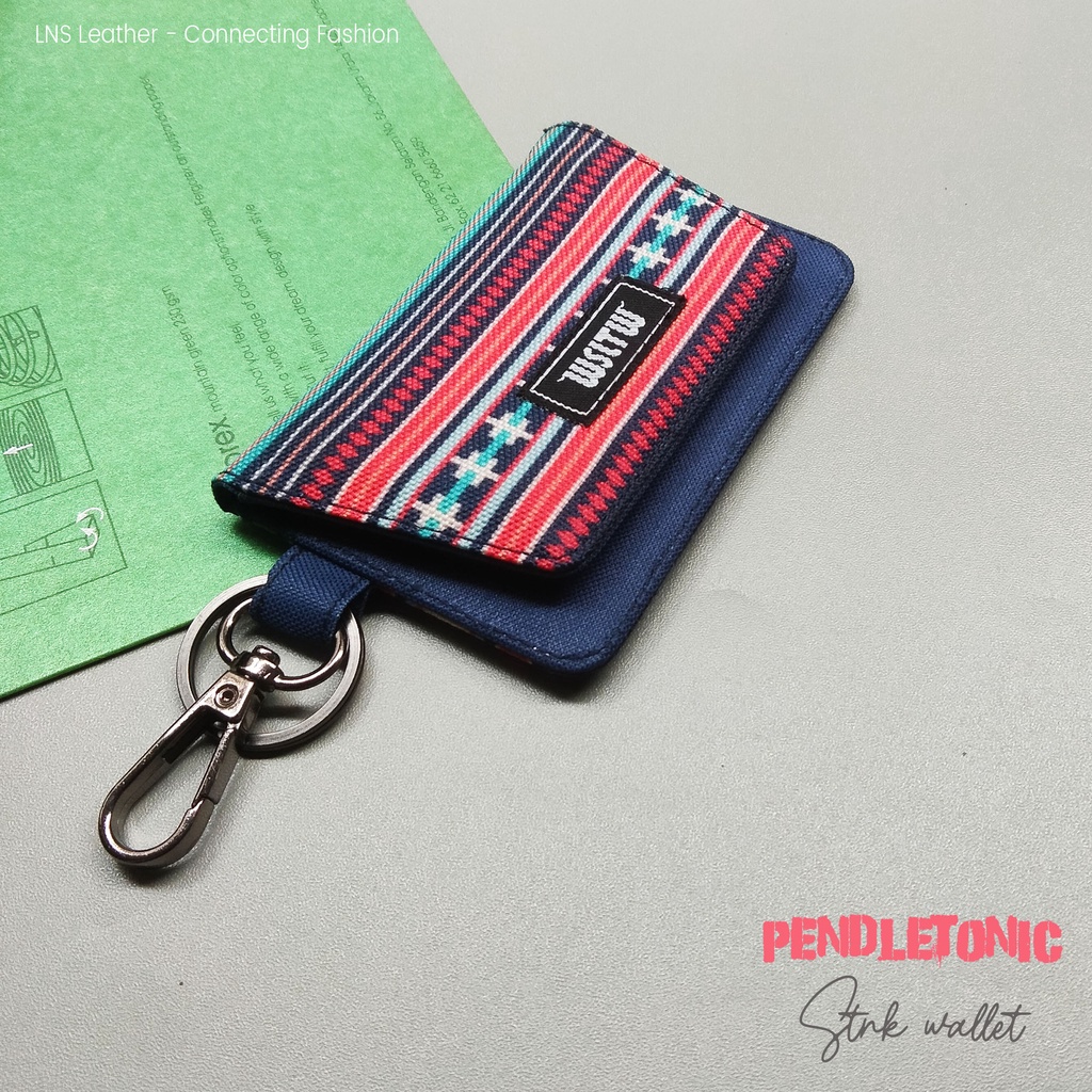 Dompet STNK E-Toll Mobil Gantungan Kunci Stnk Motor Pendletonic Edition