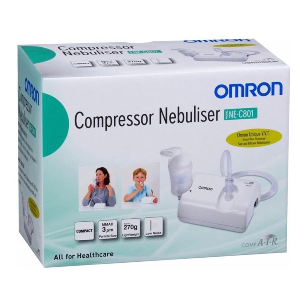 Compressor Nebulizer Portable Omron NE C801 Dewasa dan Anak