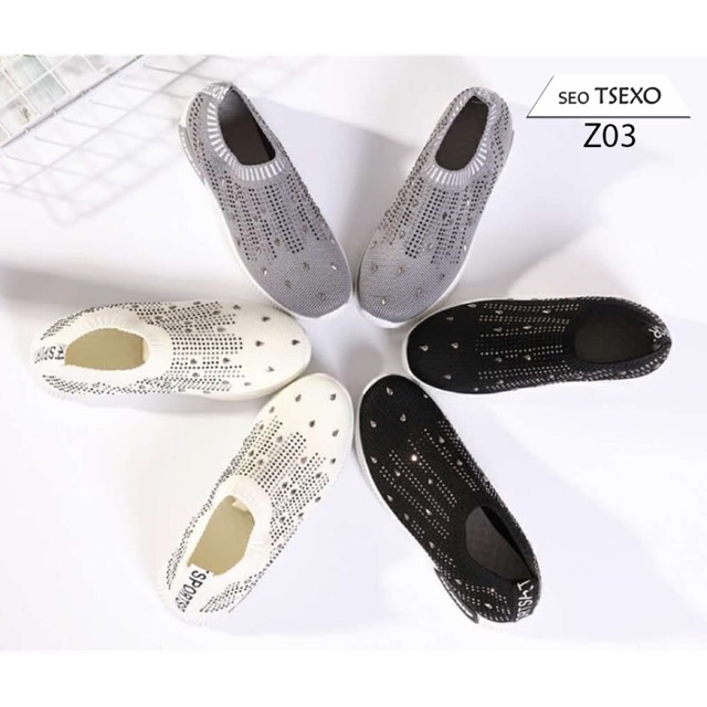 Seo Tsexo Charlee Musk Studed Sneakers Shoes