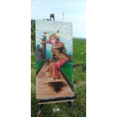 

lukis airbrush tari bali