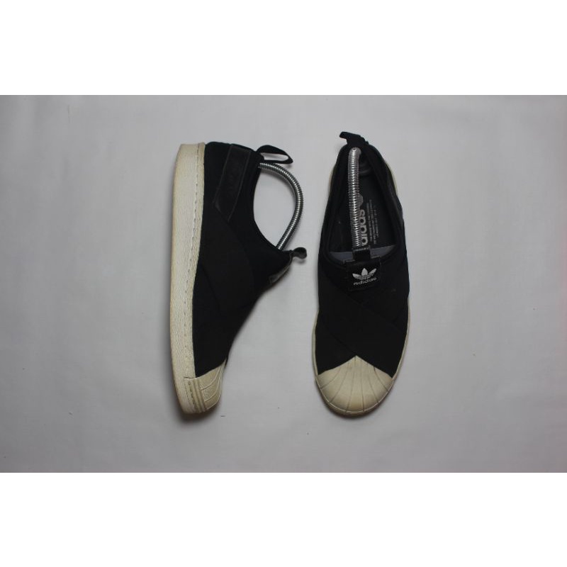 Adidas Superstar Slip on Black and White