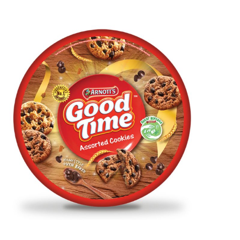 

Good Time Assorted Cookies Kaleng 277gr