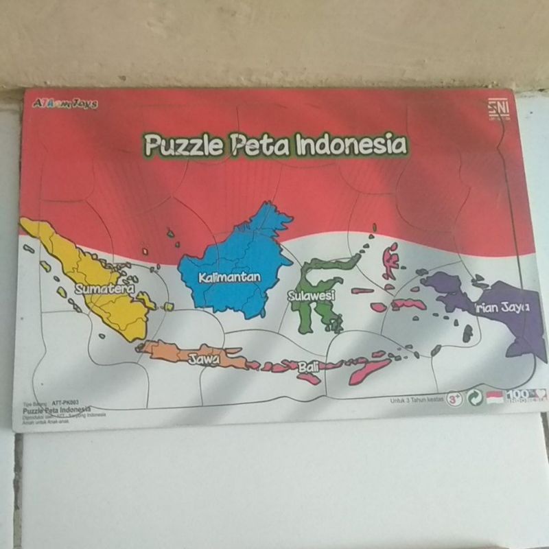 puzzle kayu pasel anak ape puzzle indonesia
