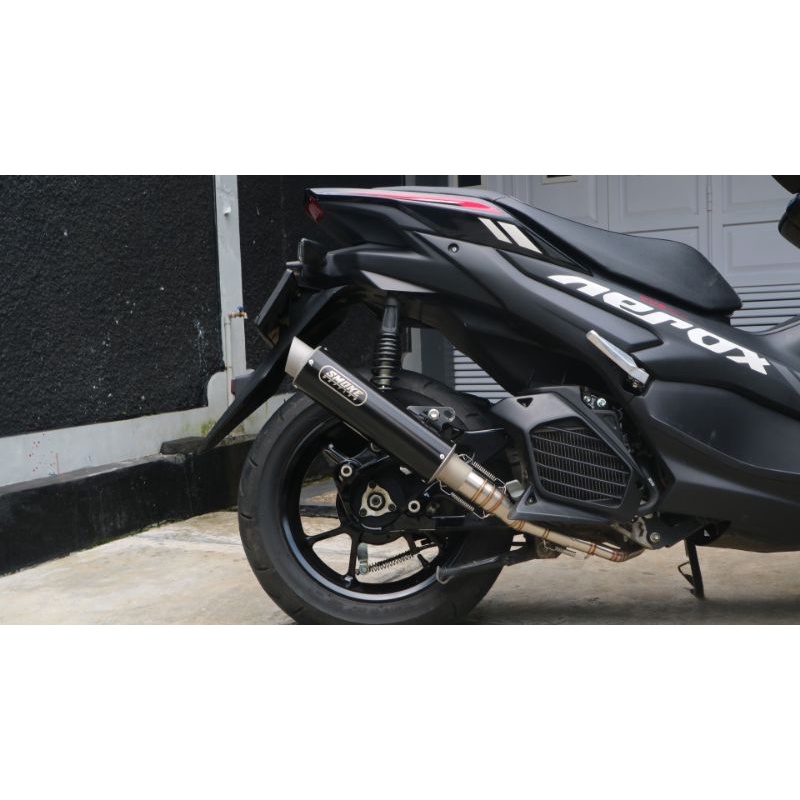 Knalpot Smoke Muffler Yamaha New Aerox 155 bkn tzm project