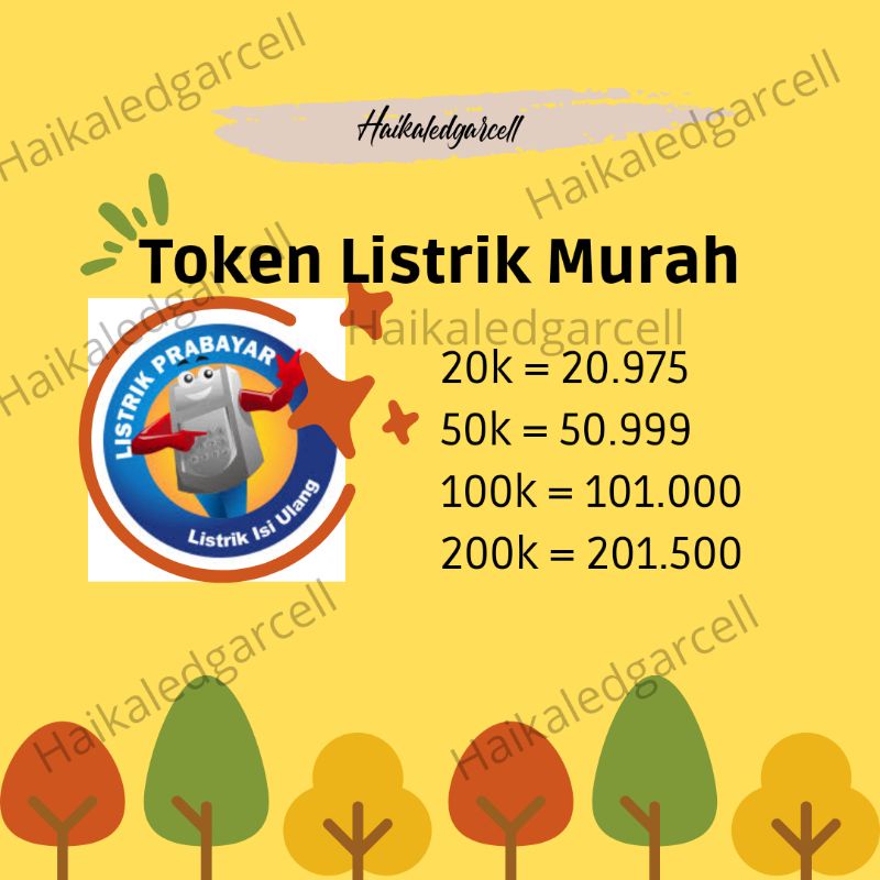PROMO TOKEN LISTRIK MURAH 200K