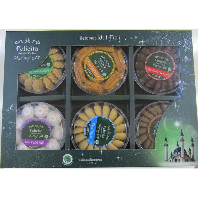 

Best Produk] Parcel Kue Lebaran Kue Kering Felicita 6 Topless Parsel Hampers