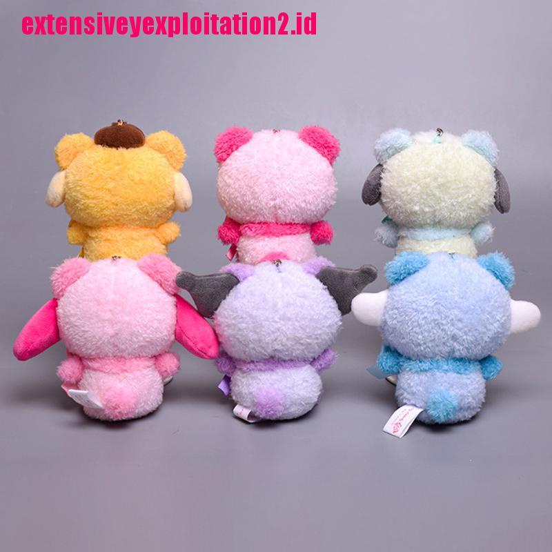 &lt; E2id &amp; &gt; Mainan Boneka Plush My Melody Curomi Cinnamoroll Kt Purin Dog
