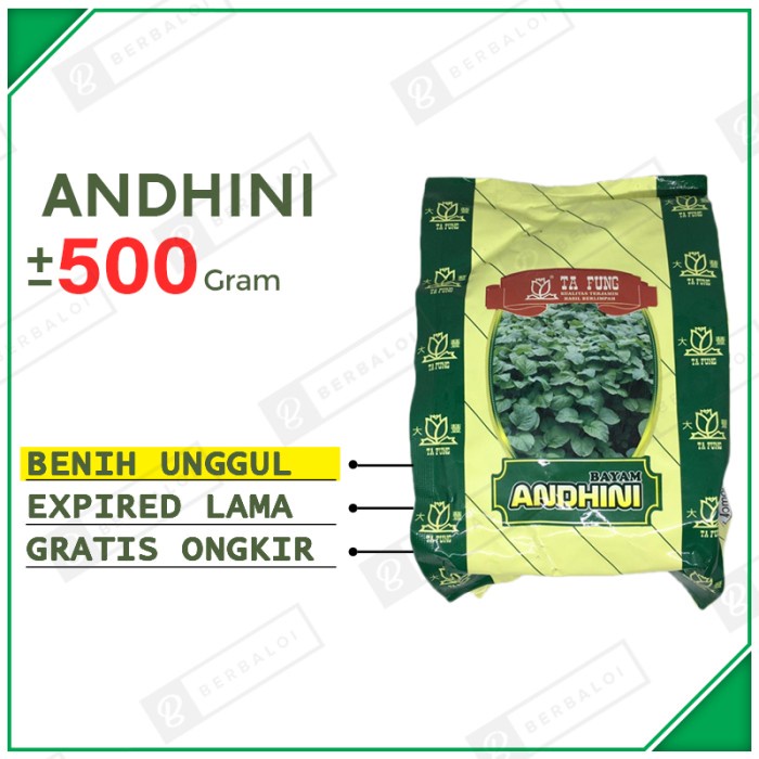 Andhini Benih Bayam Cabut Unggul Bibit Bayam Potong Hibrida
