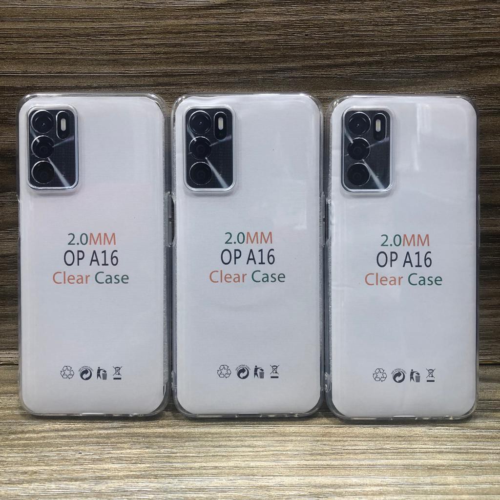 CC- CASING Oppo A16, A74 5G, A74 4G/A95 4G, FIND X3/X3 PRO, Reno 2F, RENO 4F/F17 PRO,  A15/A15S SOFT CASE BENING TEBAL 2.00MM SILIKON CLEAR CASE JELLY CASE TRANSPARANT OEM