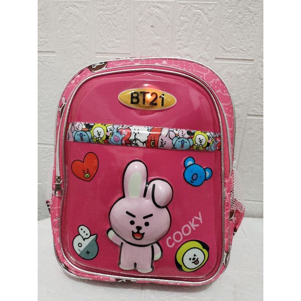 tas anak ransel perempuan/tas anak sekolah/tas anak bt21