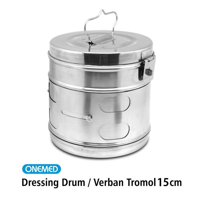 Verban Tromol Onemed Stainless Steel 15cm