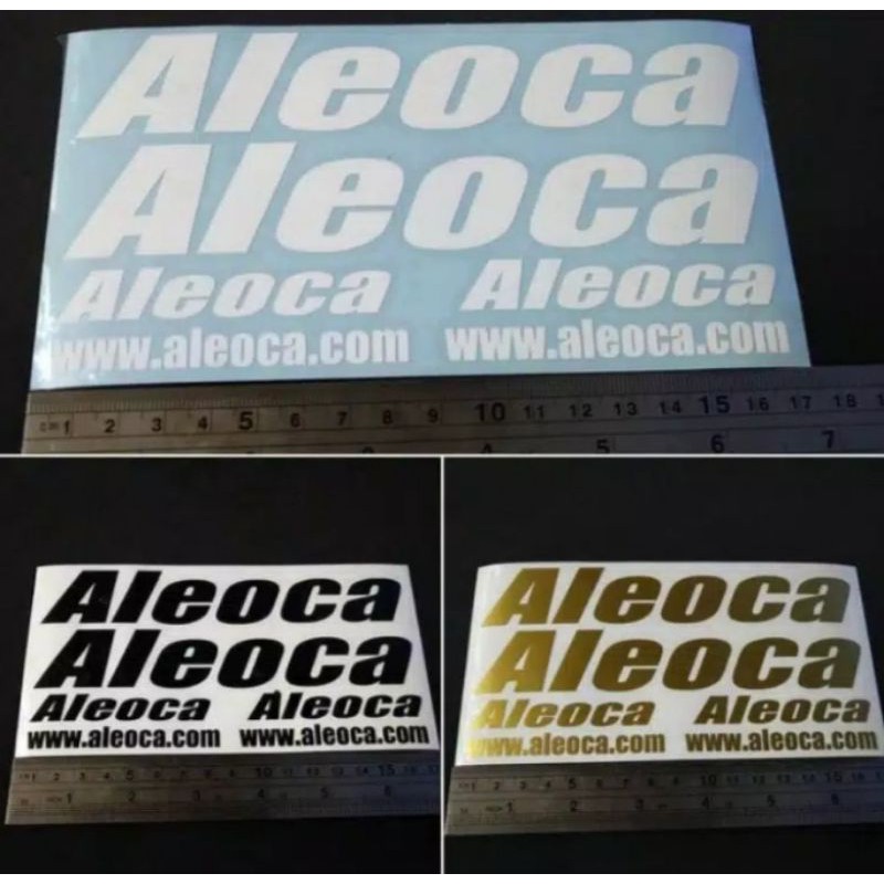 Cutting Sticker Sepeda Aleoca