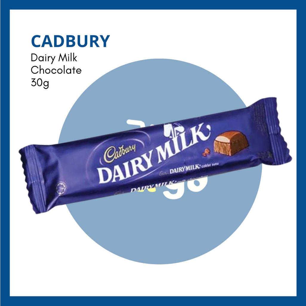 

COKELAT CADBURY DAIRY MILK CHOCOLATE 30GR