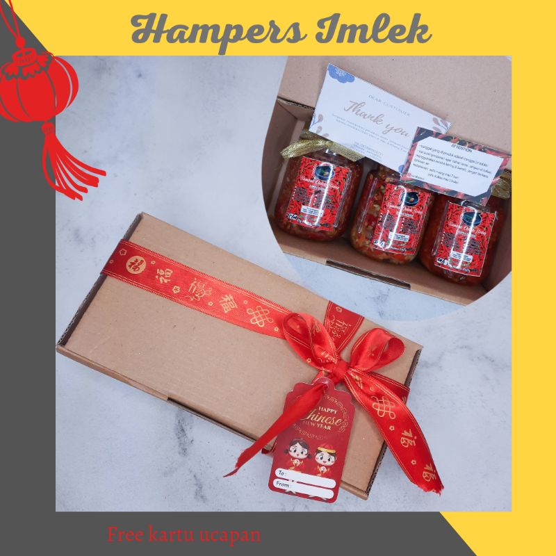 

Hampers sambal sambel imlek gift box parcel murah/paket hampers/kado/brithday/Ramadhan