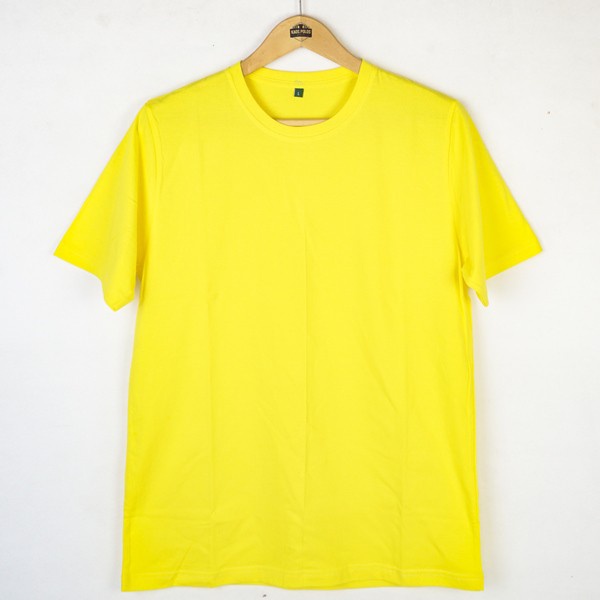 Jual Kaos Polos Kuning Kenari Lengan Pendek Combat 30s Shopee Indonesia 5571