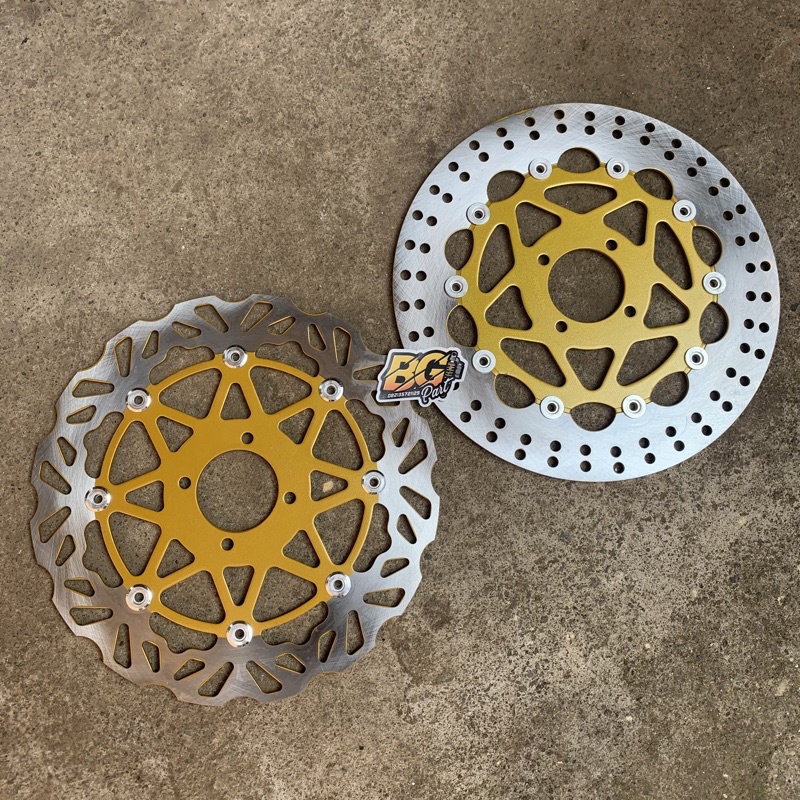 Disk Piringan Cakram igawa mos 300mm Jupiter z fizr rx MX King 150 floating disc 300mm model moto1 p