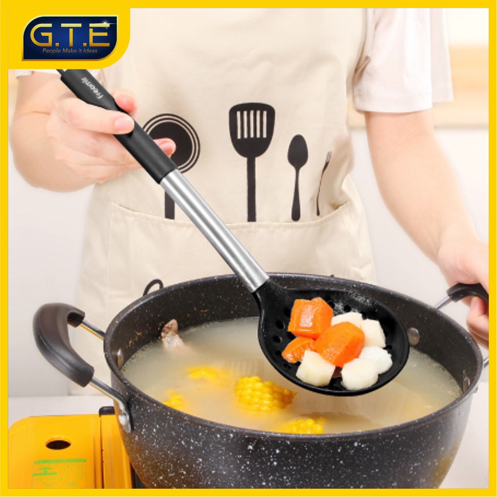 GTE | Kitchen Ware Spatula berbahan silikon food grade yang aman digunakan untuk memasak tidak mudah Lengket /Kitchenware spatula SET