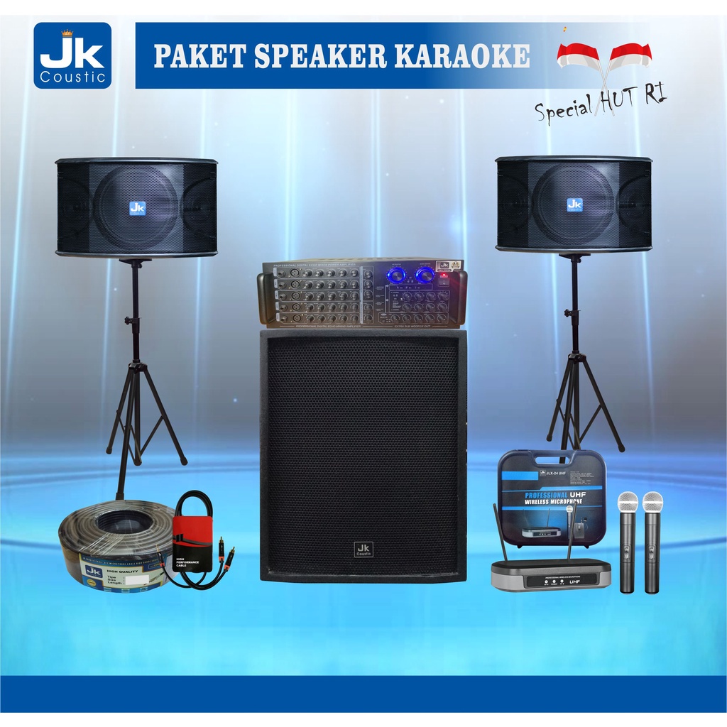 Paket Speaker Karaoke Jk Coustic