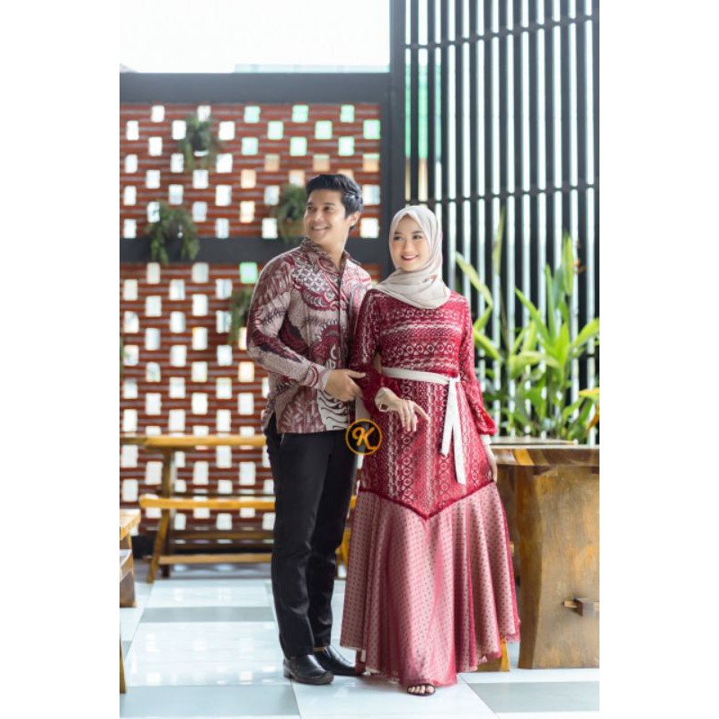 COUPLE KONDANGAN COUPLE GAMIS NIELAM GAUN KONDANGAN OUTFIT KONDANGAN GAUN PESTA