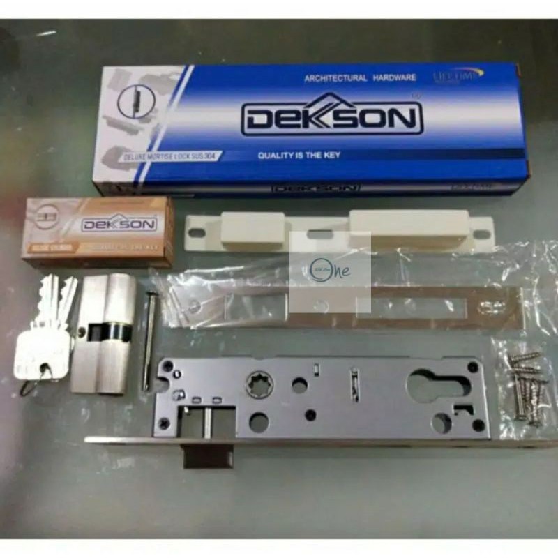 Deluxe Mortise Lock Kunci Dekson / Dekkson MTS IL DL 84030 + Cylinder 65mm Dekson