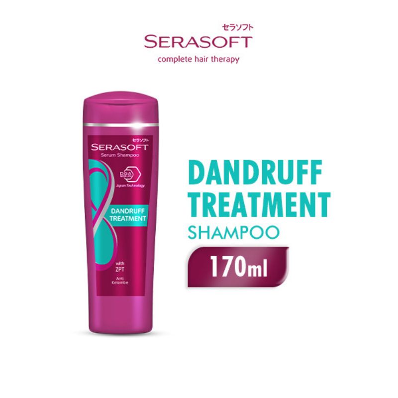 Shampoo Serasoft Dandruff Treatment With ZPT Anti Ketombe 170 Ml