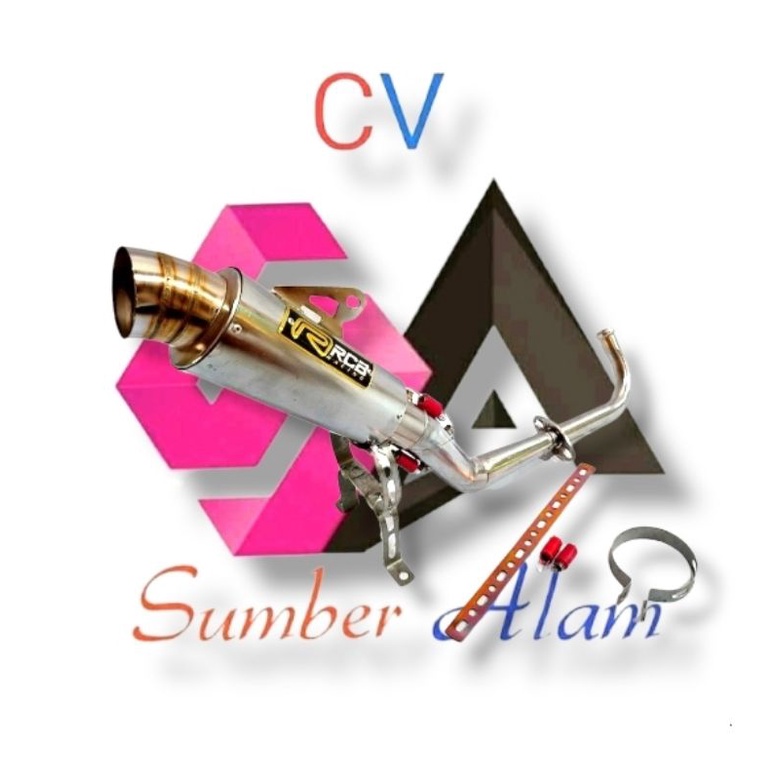 Knalpot Racing RCB Yamaha Mio J Mio Soul GT Mio Fino 125