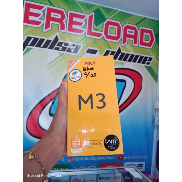 POCO M3 RAM 6GB INTERNAL 128GB