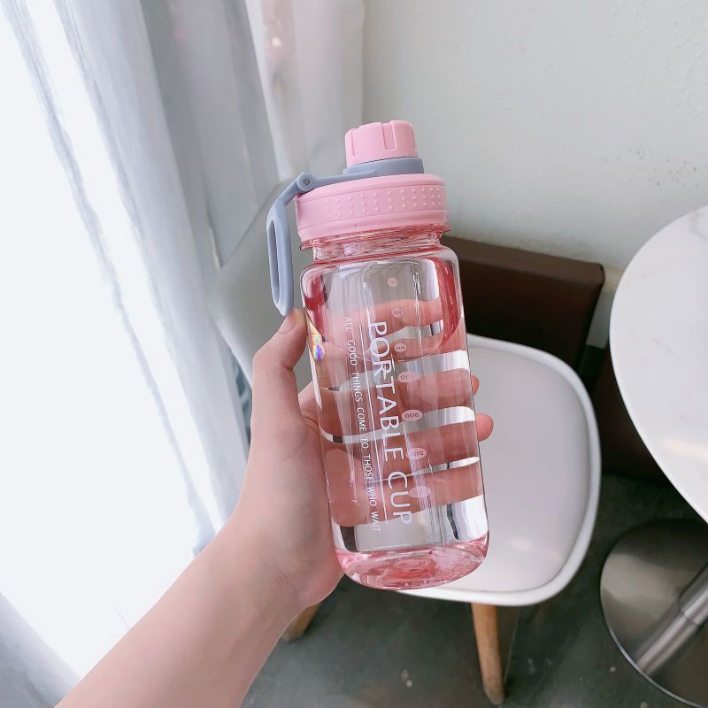 Botol Minum Bening Ekslusif Portable Cup 1000ml BPA FREE