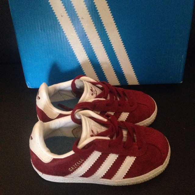 Preloved sepatu anak/kids/baby adidas gazelle second bekas original