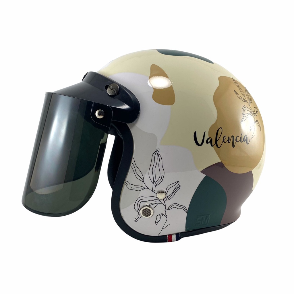 Helm Bogo Dewasa Aesthetic Wanita SNI Premium Valencia