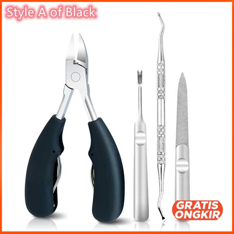 Gunting Kuku 4 in 1 Nail Clippers Manicure Set