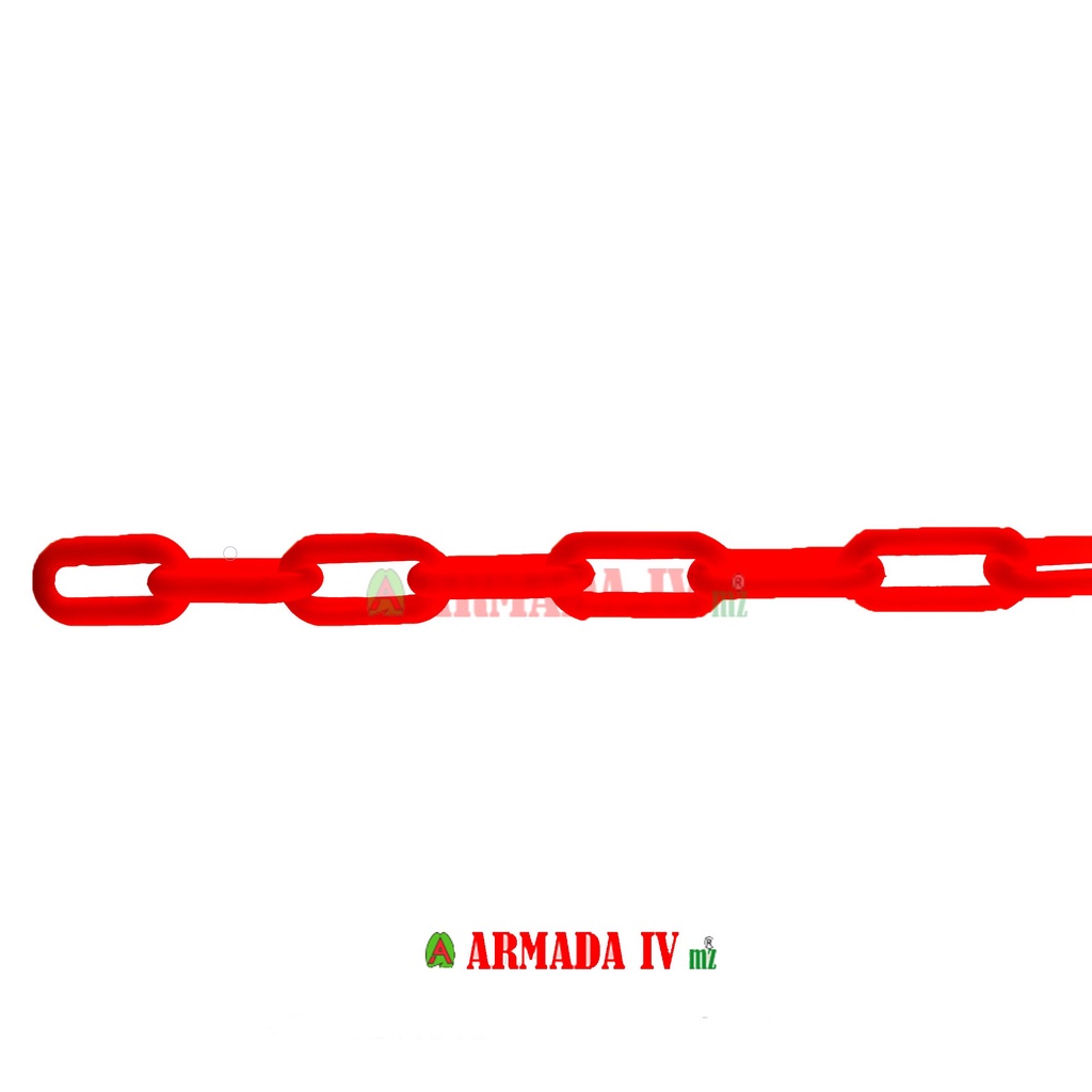 Rantai Plastik Safety Merah Plastic Chain Safety