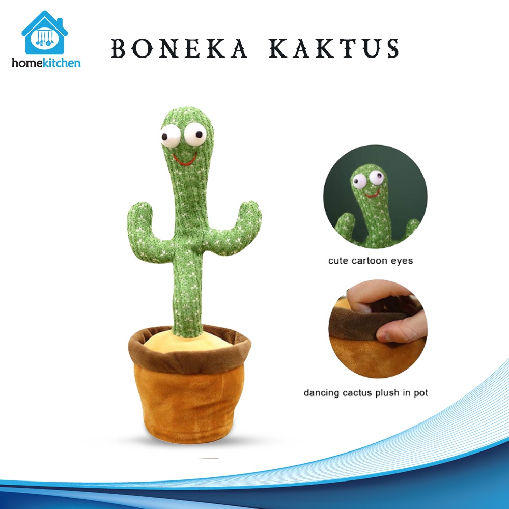 Cactus Toy Boneka Pintar Kaktus Joget Joged Goyang