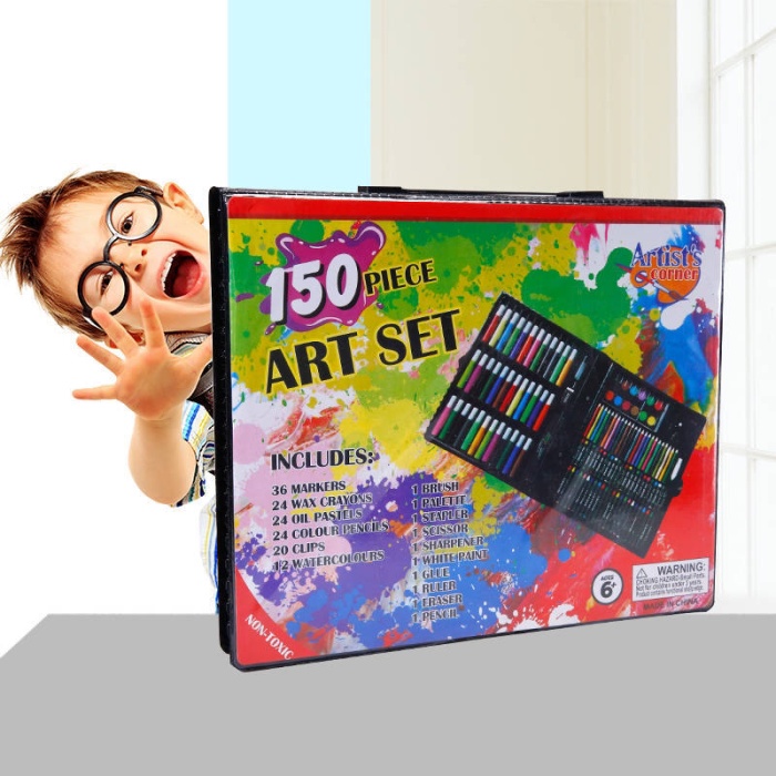 

Cuci Gudang 150Pcs Pensil Warna Air Untuk Peralatan Menggambar Anak Murah