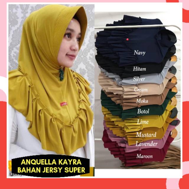 HIJAB ANQUEELA /Jilbab Anqueela Kayra